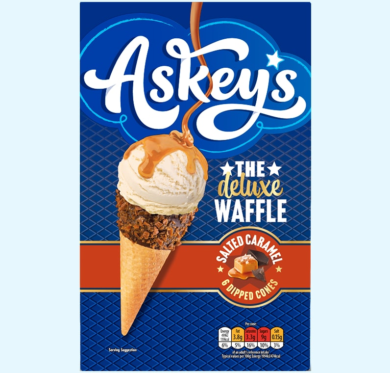 Askeys The Deluxe Waffle: Salted Caramel