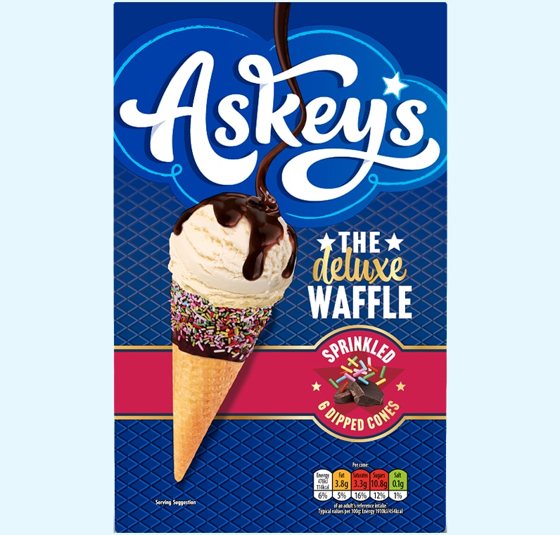 Askeys The Deluxe Waffle: Sprinkled